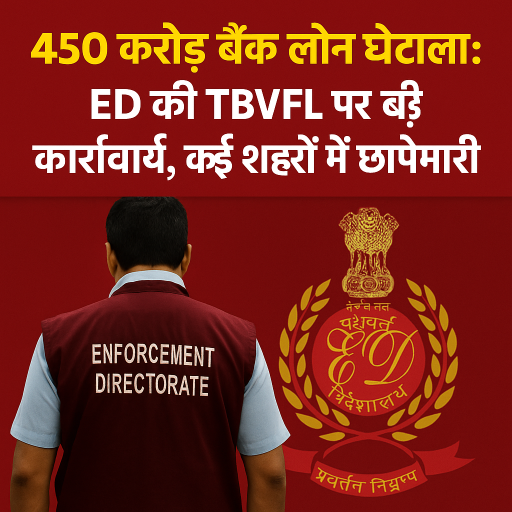 Rs 450 crore bank loan frauds