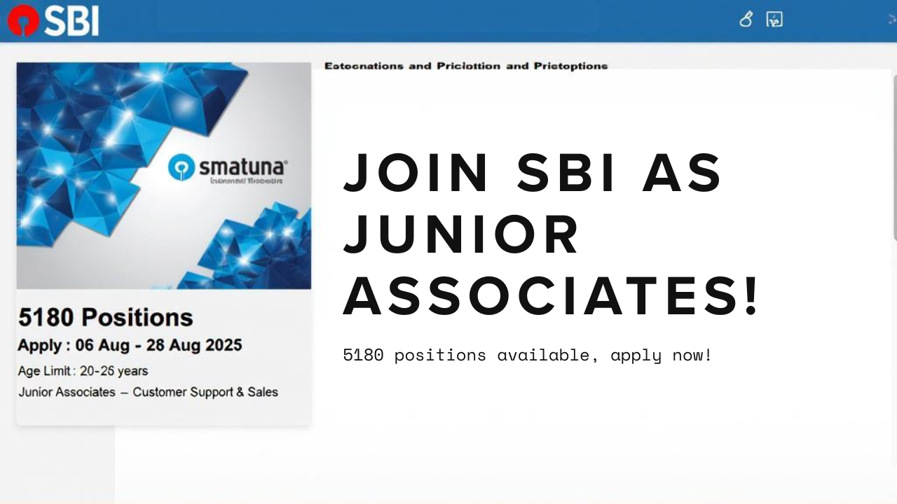 SBI Clerk Recruitment 2025
